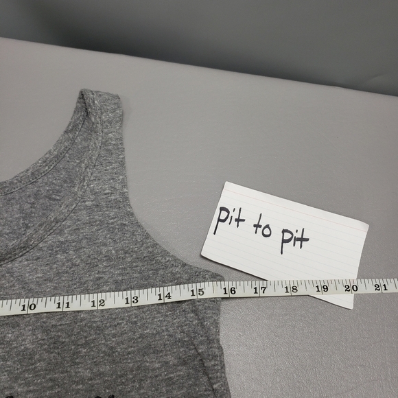 home tree Texas gray, black tank top women's size small (4-6) - Picture 3 of 7